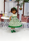 Four Leaf Clover - dress, socks & shoes for Little Darling Doll or 33cm BJD