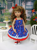 Freedom Stars - dress, socks & shoes for Little Darling Doll or 33cm BJD