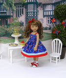 Freedom Stars - dress, socks & shoes for Little Darling Doll or 33cm BJD