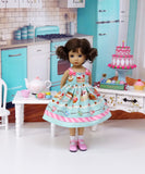 Frosted Sweets - dress, socks & shoes for Little Darling Doll or 33cm BJD