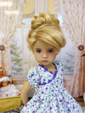 Garden Tea Party - dress, tights & shoes for Little Darling Doll or 33cm BJD