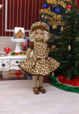 Gingerbread Cookies - dress, hat, tights & shoes for Little Darling Doll or 33cm BJD