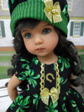 Golden Horseshoe - dress, hat, socks & shoes for Little Darling Doll or 33cm BJD