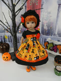 Graveyard Haunt - dress, beret, tights & shoes for Little Darling Doll or 33cm BJD