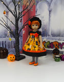 Graveyard Haunt - dress, beret, tights & shoes for Little Darling Doll or 33cm BJD