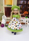 Halloween Treats - dress, beret, tights & shoes for Little Darling Doll or 33cm BJD