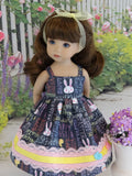 Happy Easter - dress, tights & shoes for Little Darling Doll