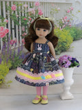 Happy Easter - dress, tights & shoes for Little Darling Doll