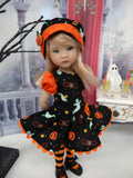 Happy Haunting - dress, hat, tights & shoes for Little Darling Doll or other 33cm doll