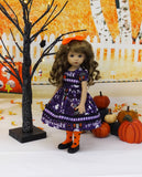 Haunted Halloween - dress, tights & shoes for Little Darling Doll or 33cm BJD