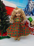 Holly Tartan - dress, tights & shoes for Little Darling Doll or other 33cm BJD