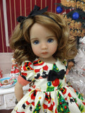 Kris Kringle - dress, socks & shoes for Little Darling Doll or 33cm BJD