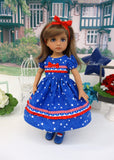 Land of Liberty - dress, tights & shoes for Little Darling Doll or 33cm BJD