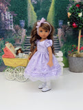 Lavender Mist - dress & shoes for Little Darling Doll