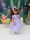 Lavender Mist - dress & shoes for Little Darling Doll