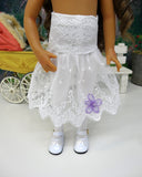Lavender Mist - dress & shoes for Little Darling Doll