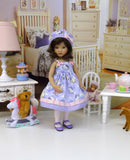 Little Hello Kitty - dress, hat, tights & shoes for Little Darling Doll or 33cm BJD