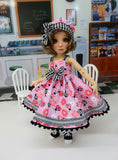 Little Ladybug - dress, hat, socks & saddle shoes for Little Darling Doll or other 33cm BJD