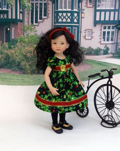 Lucky Bug - dress, tights & shoes for Little Darling Doll