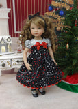 Merriest Christmas - dress, tights & shoes for Little Darling Doll or other 33cm BJD