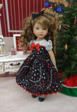 Merriest Christmas - dress, tights & shoes for Little Darling Doll or other 33cm BJD