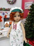 Miss Holly - romper, jacket, hat, socks & shoes for Little Darling Doll or 33cm BJD