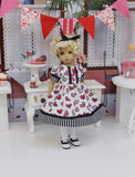 My Valentine - dress, tights & shoes for Little Darling Doll