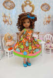 Namaste Critters - dress, tights & shoes for Little Darling Doll or 33cm BJD