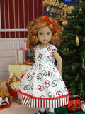 North Pole Penguins - dress, tights & shoes for Little Darling Doll or 33cm BJD