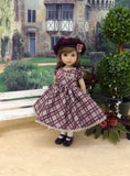 Perfectly Plaid - dress, hat, tights & shoes for Little Darling Doll or 33cm BJD
