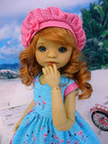 Pink Flamingo - dress, hat & shoes for Little Darling Doll or other 33cm BJD