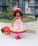 Pink Unicorn - dress, hat, tights & shoes for Little Darling Doll or 33cm BJD