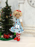 Polar Penguins - dress, tights & shoes for Little Darling Doll or 33cm BJD