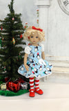 Polar Penguins - dress, tights & shoes for Little Darling Doll or 33cm BJD