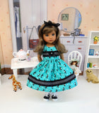 Poodle Parade - dress, socks & saddle shoes for Little Darling Doll or 33cm BJD