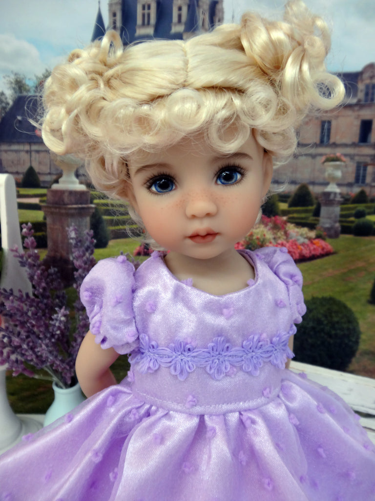 open lace back dress Pretty in Purple