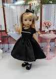 Radiant Rhinestones - dress, slip, tights & shoes for Little Darling Doll or 33cm BJD
