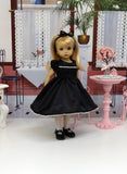 Radiant Rhinestones - dress, slip, tights & shoes for Little Darling Doll or 33cm BJD