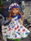 Rain, Rain Go Away - dress, hat, tights & shoes for Little Darling Doll