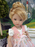 Romantic Road - dirndl ensemble with tights & shoes for Little Darling Doll or 33cm BJD