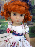 Rose Garden - dress, tights & shoes for Little Darling Doll or other 33cm BJD