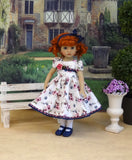 Rose Garden - dress, tights & shoes for Little Darling Doll or other 33cm BJD