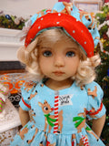 Rudolph - dress, hat, socks & shoes for Little Darling Doll or other 33cm BJD