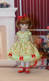 Rudolph & Clarice - dress, tights & shoes for Little Darling Doll or 33cm BJD