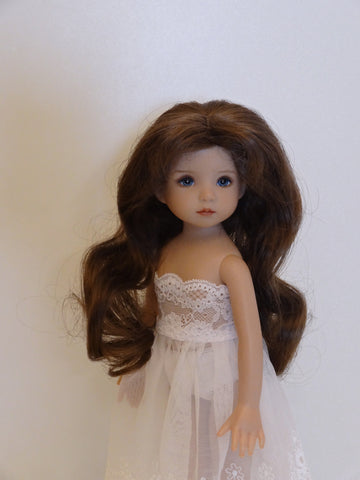 Sara May Wig in Brown - for Little Darling dolls