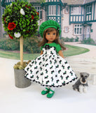 Scottie Love - dress, hat, tights & shoes for Little Darling Doll or 33cm BJD