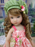Secret Garden - dress, hat, socks & shoes for Little Darling Doll or 33cm BJD