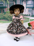 Serene Meadow - dress, hat, socks & shoes for Little Darling Doll or 33cm BJD
