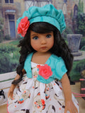 Siamese Kitten - dress, jacket, hat, socks & shoes for Little Darling Doll or 33cm BJD