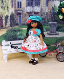 Siamese Kitten - dress, jacket, hat, socks & shoes for Little Darling Doll or 33cm BJD